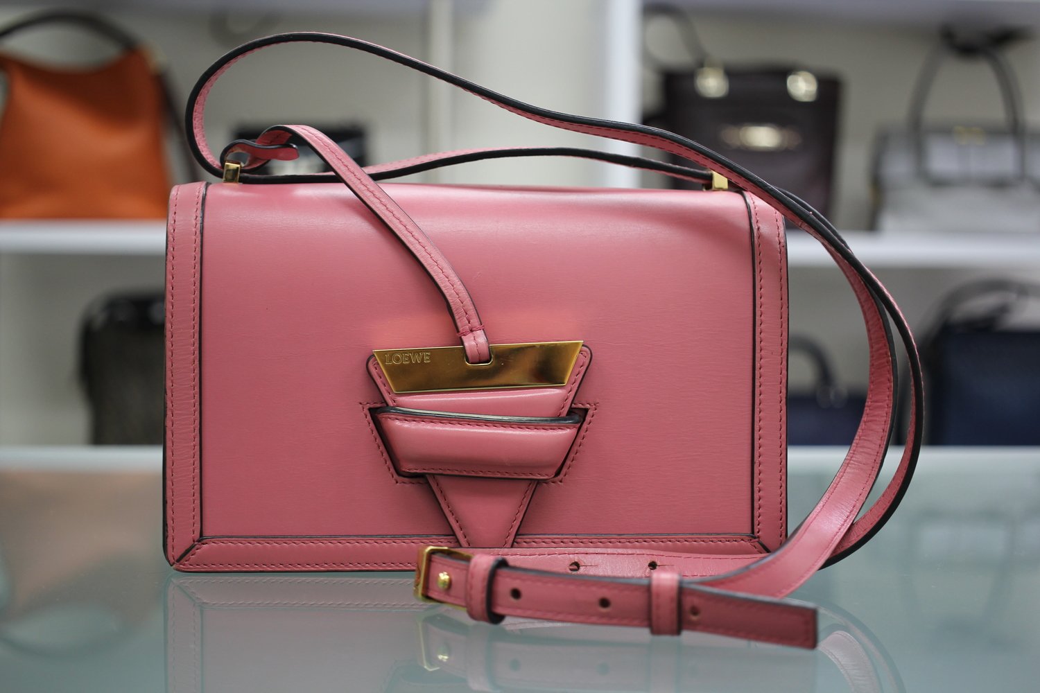 LOEWE｜ロエベ バルセロナ ショルダーバッグ – Used Brand Shop ROZE