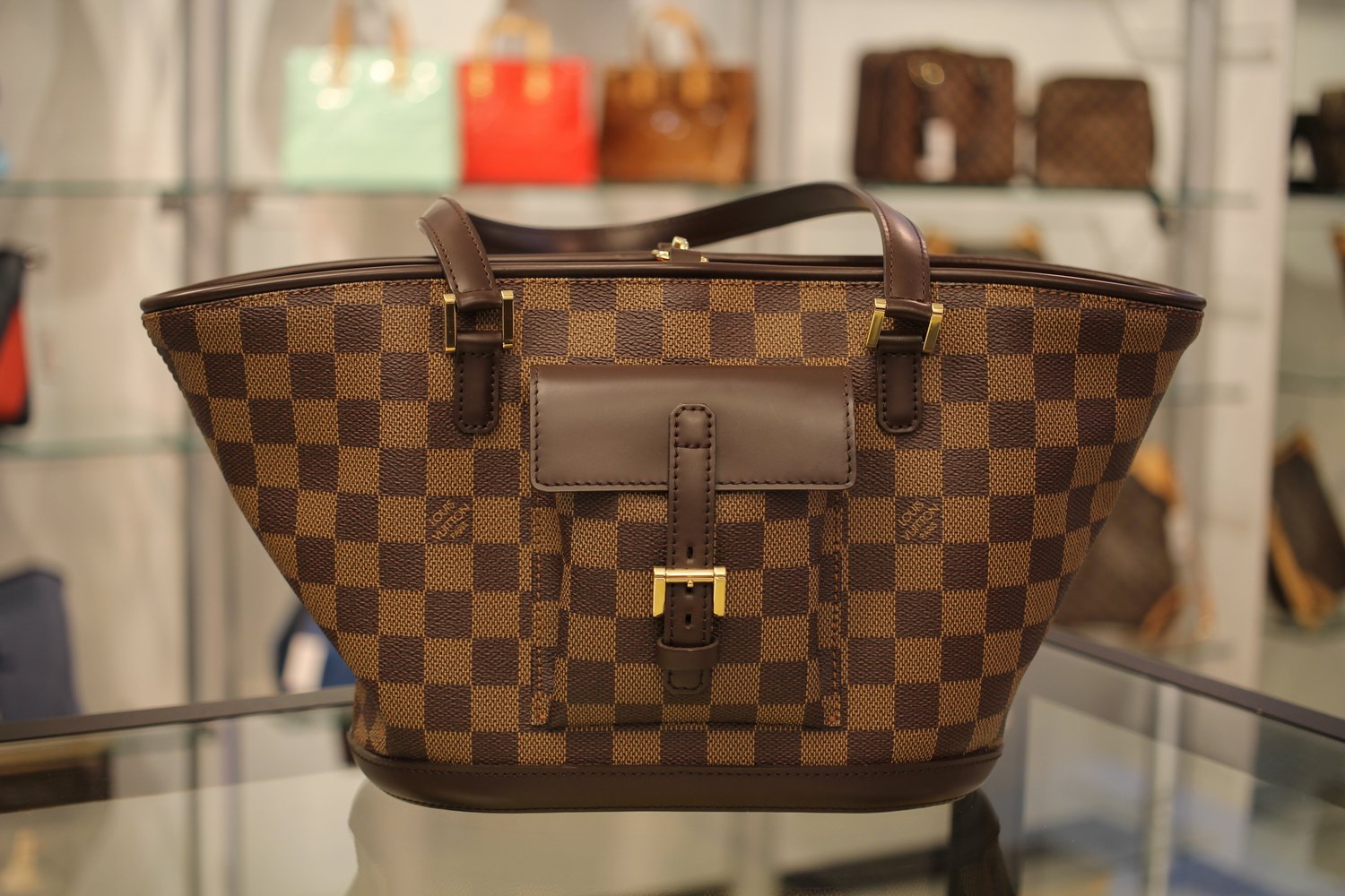 LOUIS VUITTON ｜ルイヴィトン トートバッグ ダミエ マノスクPM N51121 